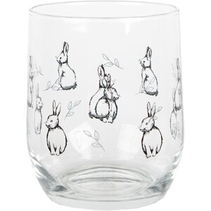 Clayre & Eef BNSGL0002 Drinking glass rabbit Ø...