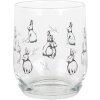 Clayre & Eef BNSGL0002 Drinking glass rabbit Ø 8x9 cm 300 ml country style