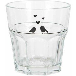 Clayre & Eef LBSGL0011 Drinking glass 200 ml romantic...