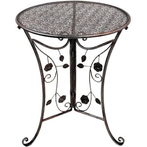 Clayre & Eef 5Y1273 Bistro Set Table Ø 60 cm...