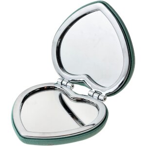 Juleeze JZSP0015 Hand mirror heart shape cat motif green...