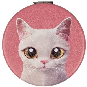 Juleeze JZSP0016 Hand mirror cat motif Ø 7x1 cm...