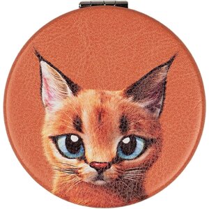 Juleeze JZSP0017 Hand mirror orange cat motif Ø...