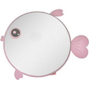 Juleeze JZSP0019 Table mirror fish design pink 21x20x4 cm...