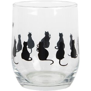 Clayre & Eef PWSGL0003 Drinking glass cat motif...