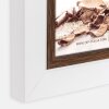 ZEP wooden photo frame Caen two-coloured white brown various sizes