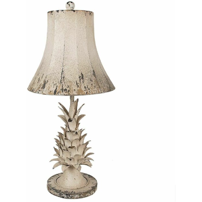 Clayre & Eef 6LMC0093 Table Lamp Antique Beige Ø 30x64 cm E27 max 60W