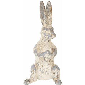 Clayre & Eef 6Y5661 Decorative Rabbit Beige Grey...