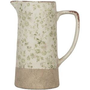 Clayre & Eef 6CE1924L Decoration Jug Green Ceramic...