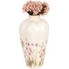 Clayre & Eef 6CE1938L Vase Beige Pink Ø 24x40 cm Country Style Ceramic