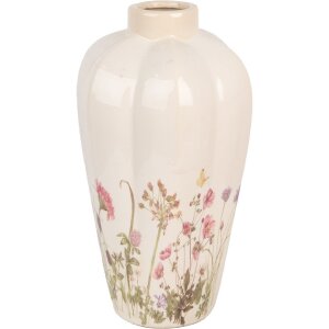 Clayre & Eef Vase 6CE1938M Ø 21x34 cm Beige...