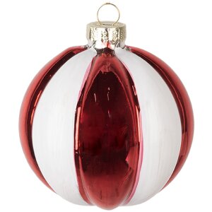 Clayre & Eef 6GL4336GG Christmas tree baubles glass...