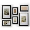 Deknudt S66KF2 Set 6 picture frames wood black for 7x10 10x15 13x18 cm