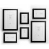 Deknudt S66KF2 Set 6 picture frames wood black for 7x10 10x15 13x18 cm