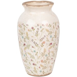 Clayre & Eef 6CE1941L Vase Beige Pink Ø 21x37...