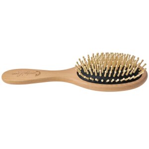 Juleeze JZHBR0003 Hairbrush Wood Brown Beige 23x8x3 cm Ergonomic