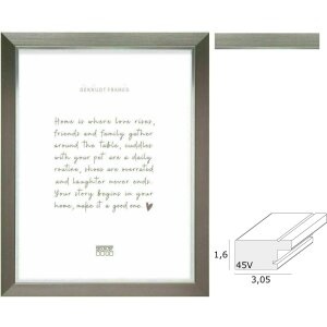 Deknudt S45VD1 picture frame plastic silver various formats