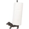 Clayre & Eef 6Y5638 Kitchen Roll Holder Iron Brown 14x8x30 cm