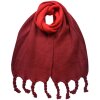 Juleeze JZSC0827BU Scarf Ladies Bordeaux 32x220 cm Synthetic