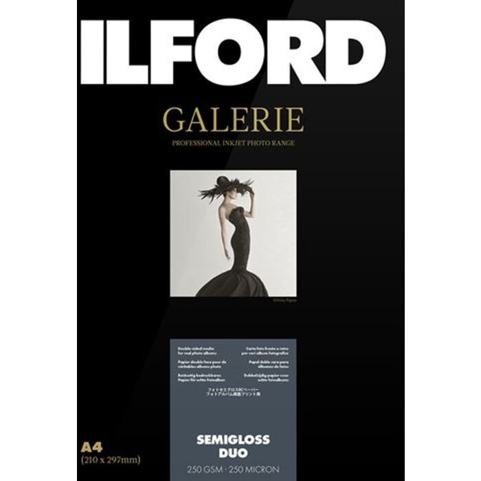 Ilford Galerie Semigloss Duo 250g A4 100 sheets photo paper