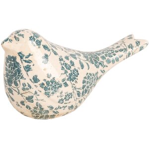 Clayre & Eef 6CE1950M Decoration Bird Beige Green...