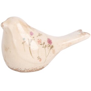 Clayre & Eef 6CE1952S Decoration Bird Pink Beige...