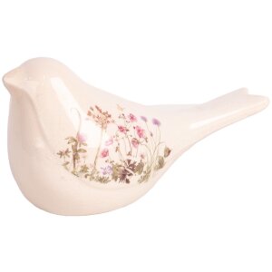 Clayre & Eef 6CE1953M Decoration Bird Ceramic Beige...