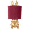 Clayre & Eef 6LMC0027VBU Table Lamp Gold Red Ø 20x42 cm E27 max 60W