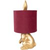 Clayre & Eef 6LMC0027VBU Table Lamp Gold Red Ø 20x42 cm E27 max 60W