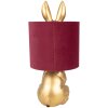 Clayre & Eef 6LMC0027VBU Table Lamp Gold Red Ø 20x42 cm E27 max 60W