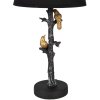 Clayre & Eef 6LMC0094 Table Lamp Black Ø 23x45 cm Country Style E27/max 60W