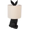 Clayre & Eef 6LMC0099ZVBE Table Lamp Rabbit Black Beige Ø20x43cm E27 60W