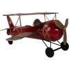 Clayre & Eef 6Y5634 Model aeroplane red 41x37x21 cm Nostalgic metal