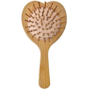 Juleeze JZHBR0001 Hairbrush with mirror heart shape wood...