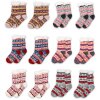 Juleeze JZSKSET0002 Sock set 12 pairs One Size different designs Warm