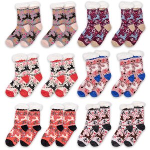 Juleeze JZSKSET0003 Socks Set 12 Pairs One Size Winter...