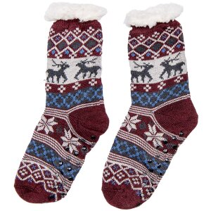 Juleeze JZSKSET0004 Sock Set 12 Pairs One Size Multicoloured Winter Designs