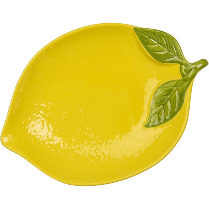 Clayre & Eef 6CEBO0084XL Lemon bowl 25x18x3 cm