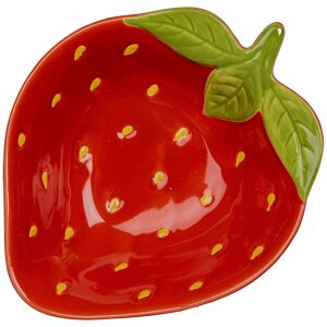 Clayre & Eef 6CEBO0085M Bowl strawberry shape 20x16x5...