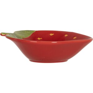 Clayre & Eef 6CEBO0085M Bowl strawberry shape 20x16x5 cm 275 ml