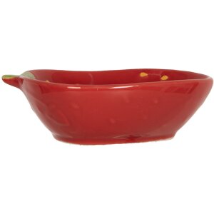 Clayre & Eef 6CEBO0085S Bowl strawberry design 13x11x4 cm 100 ml