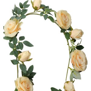 Clayre & Eef 6PL0321Y Rose Garland Yellow 150 cm...