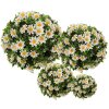 Clayre & Eef 6PL0324S Decorative artificial flower ball daisy Ø 17 cm