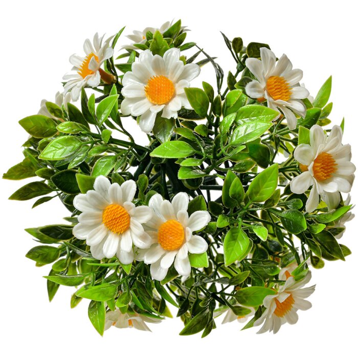 Clayre & Eef 6PL0324XS Decorative ball artificial flower daisy Ø 12 cm