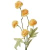 Clayre & Eef 6PL0331Y Decoration branch yellow flowers green leaves 5x5x50 cm