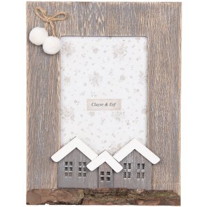 Clayre & Eef 2F1224 Photo Frame Brown White 16x3x21...