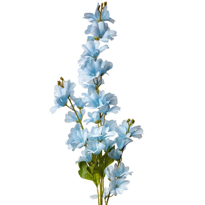 Clayre & Eef 5PL0135BL Decoration branch with blue flowers 16x12x100 cm