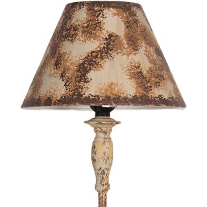 Clayre & Eef 5LMC0043 Table Lamp Ø22x71cm Iron Antique Beige Brown E27 60W