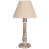 Clayre & Eef 6LMC0103 Table lamp wood textile Ø 23x45 cm E27 max 40W