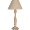 Clayre & Eef 6LMC0104 Table Lamp Brown Beige Ø26x50cm E27 max 40W